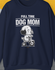 Dog Mom Series, Volume 3, Unisex Sweatshirt-Navy, Design by Dog Gang