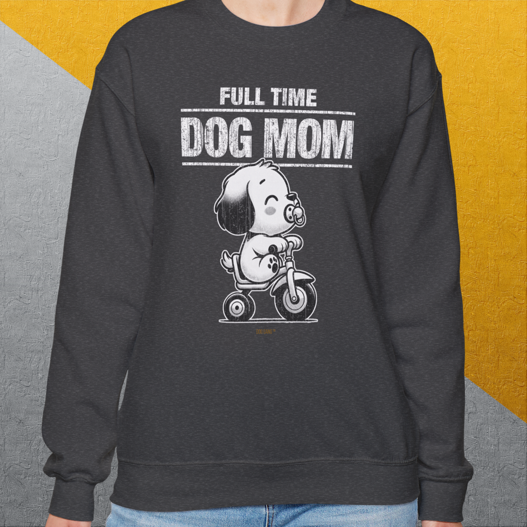 Dog Mom Series, Volume 3, Unisex Sweatshirt-, Design by Dog Gang
