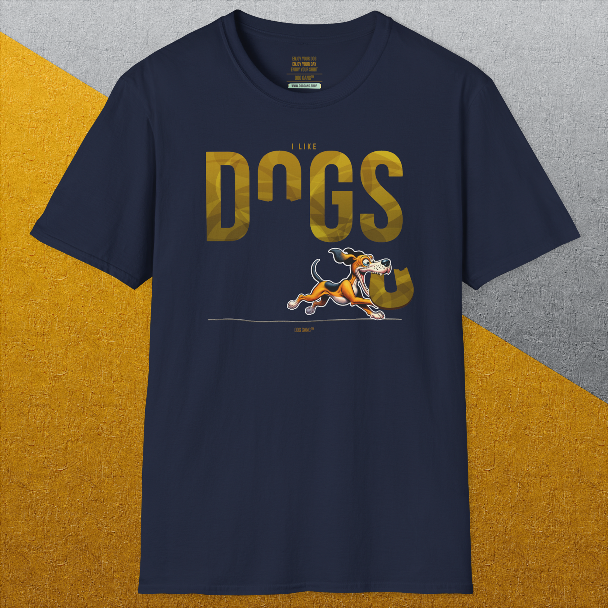 DOGS Series (D-GS), Volume 2, Unisex T-Shirt-, a cool and stylish design with a funny saying from Dog Gang