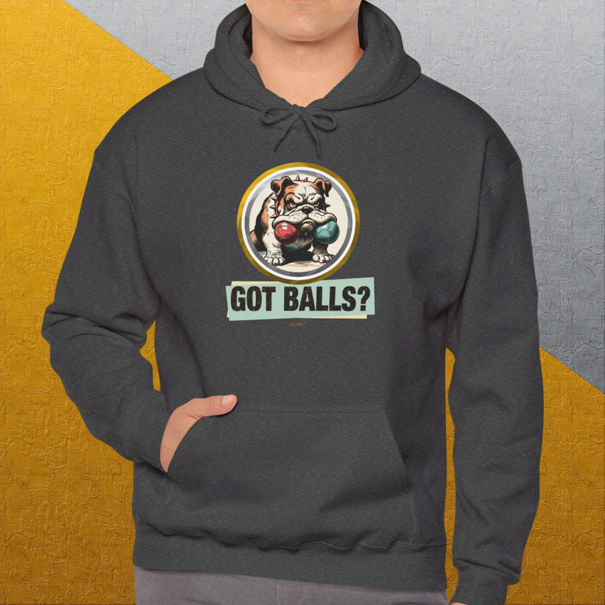 Got Balls? Volume 1, Unisex Hoodie-. For dog lovers and dog owners. Design by Dog Gang