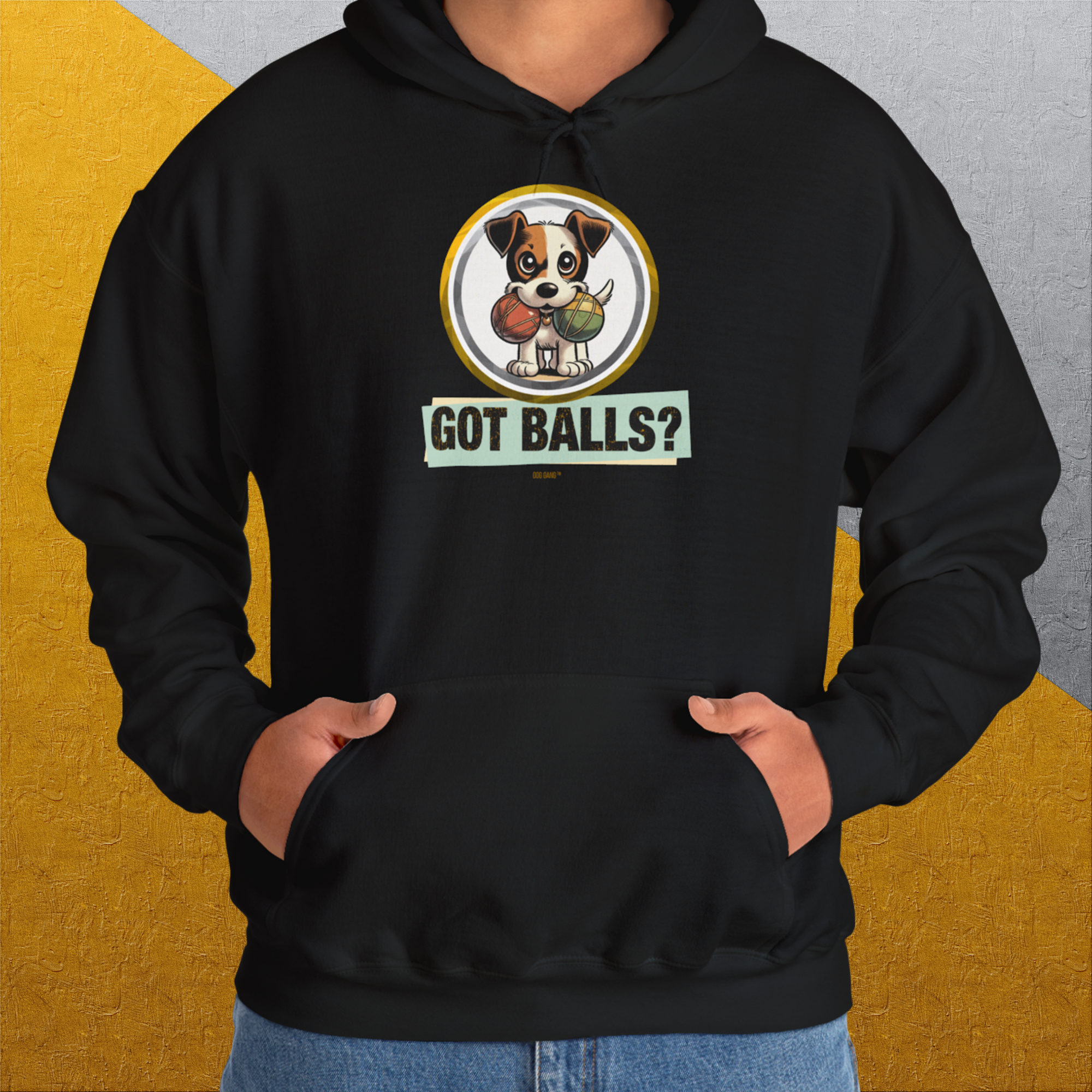 Got Balls? Volume 5, Unisex Hoodie-, Design by Dog Gang