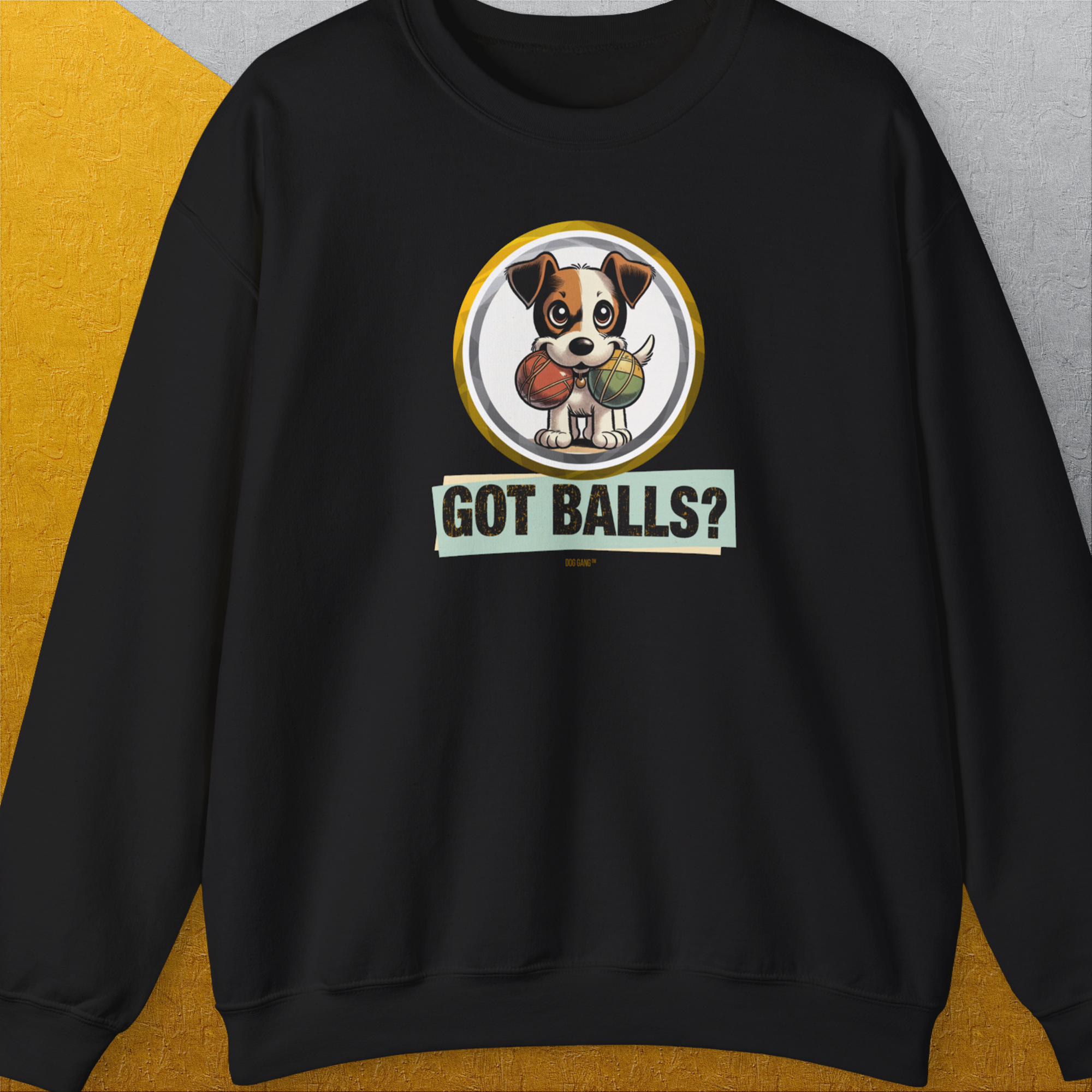 Got Balls? Volume 5, Unisex Sweatshirt-Black, Design by Dog Gang