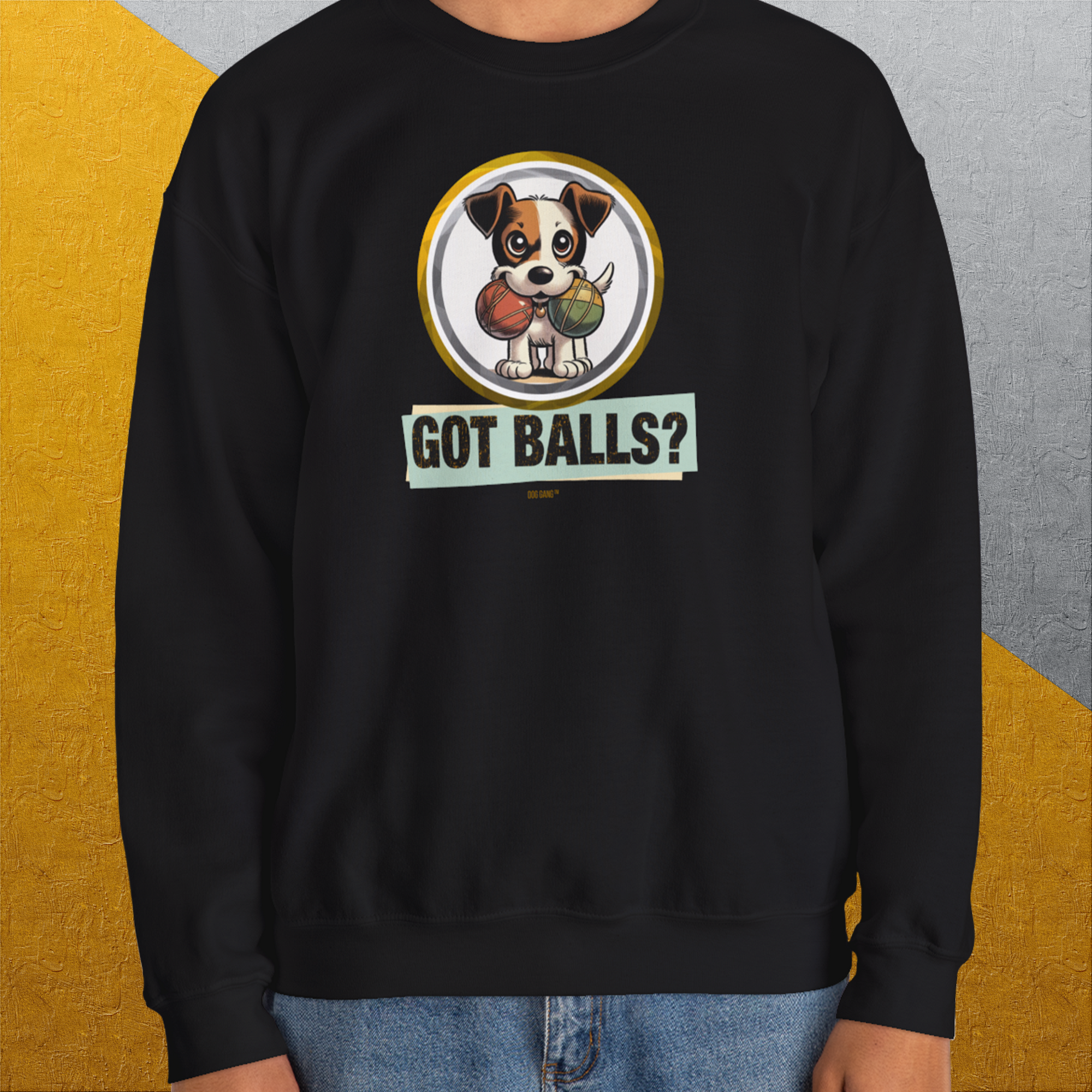 Got Balls? Volume 5, Unisex Sweatshirt-, Design by Dog Gang