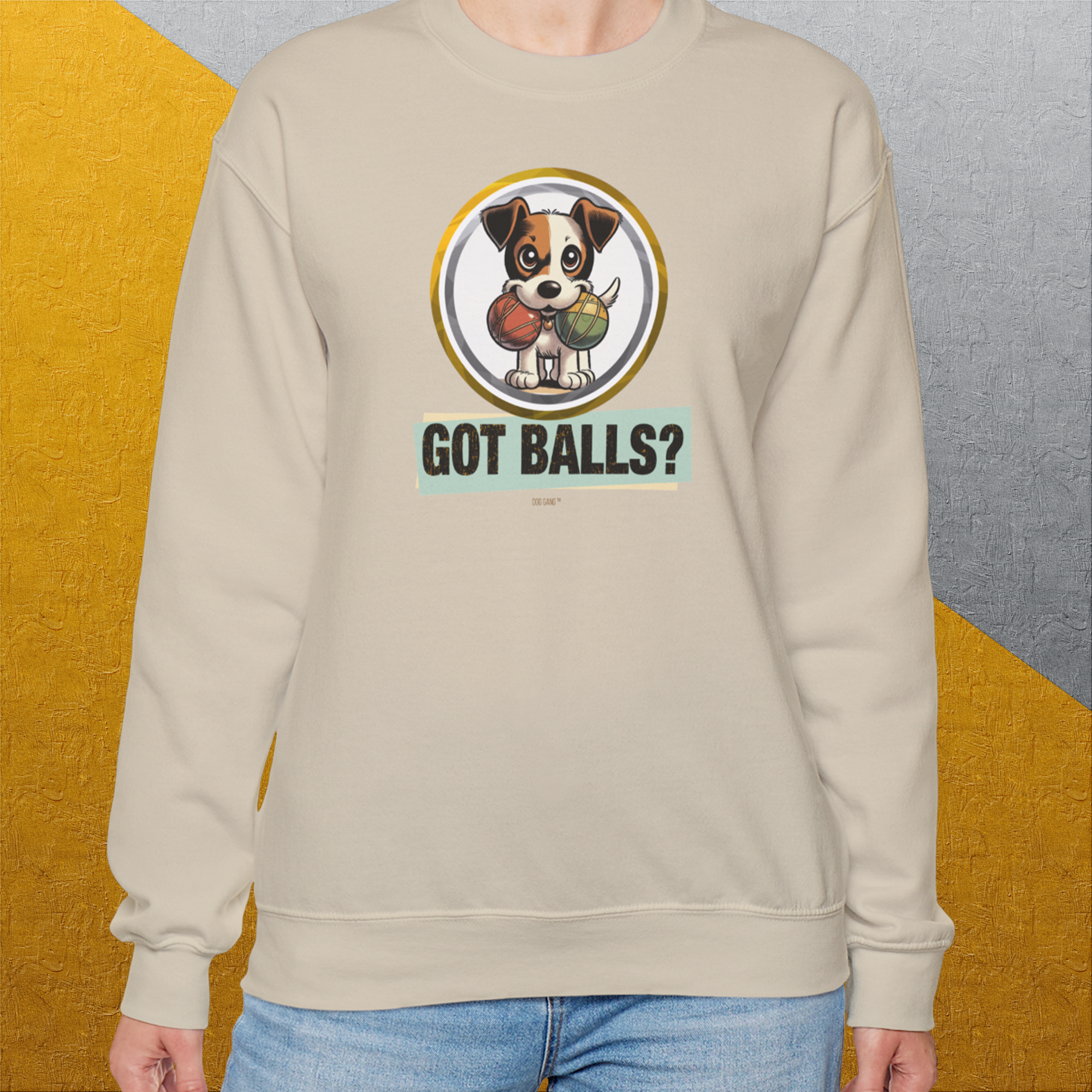 Got Balls? Volume 5, Unisex Sweatshirt-, a fun and stylish sweatshirt design for dog lovers from Dog Gang