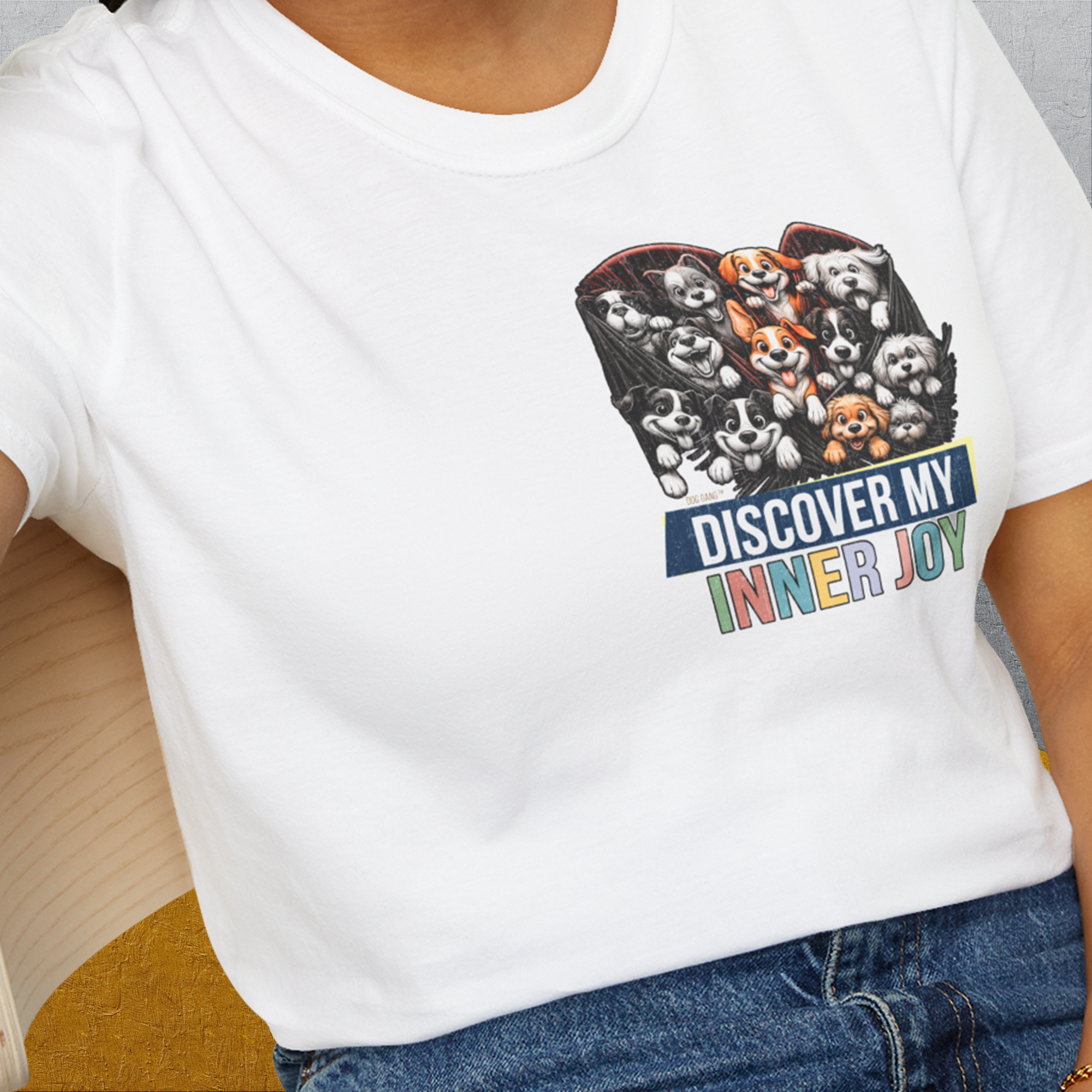 My Heart Belong To Dogs (discover my inner joy), Volume 3, Unisex T-Shirt-, a fun and stylish design for dog lovers from Dog Gang