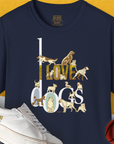 I Love Dogs - Series I, Volume 1, Unisex T-Shirt-Navy, Design by Dog Gang