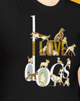 I Love Dogs - Series I, Volume 1, Unisex T-Shirt-, Design by Dog Gang