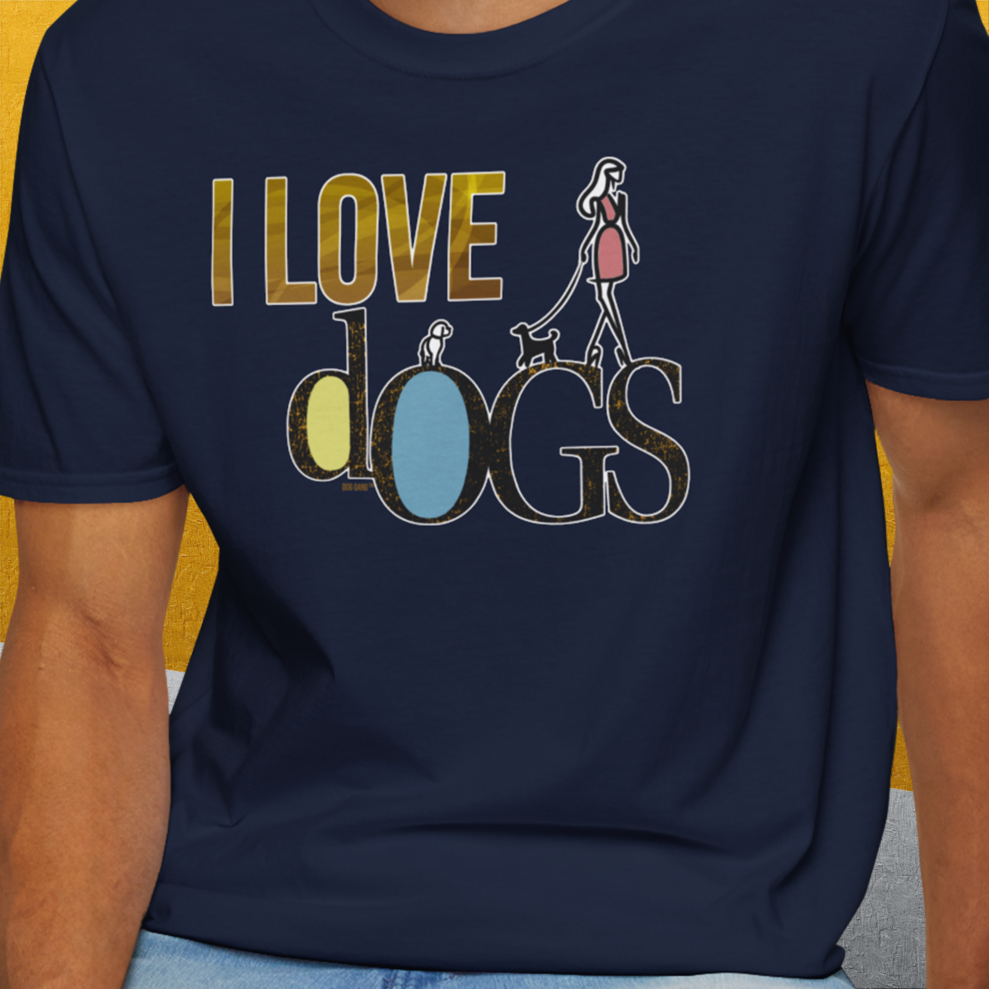 I Love Dogs - Series I, Volume 2, Unisex T-Shirt-, a cool and stylish design with a funny saying from Dog Gang