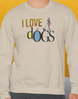 I Love Dogs - Series I, Volume 2, Unisex Sweatshirt-. For dog lovers. Design by Dog Gang