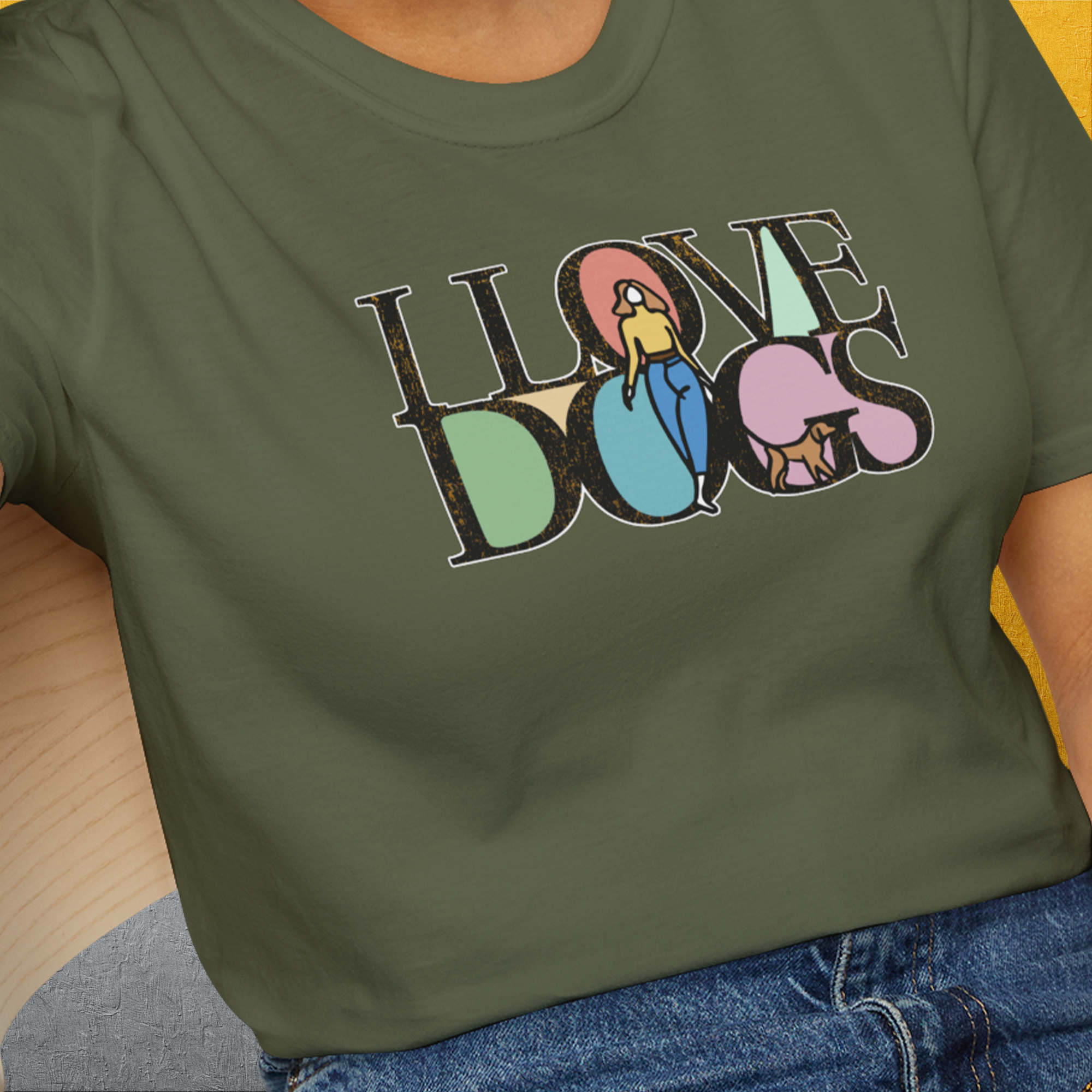 I Love Dogs - Series I, Volume 5, Unisex T-Shirt-, a fun and stylish design for dog lovers from Dog Gang