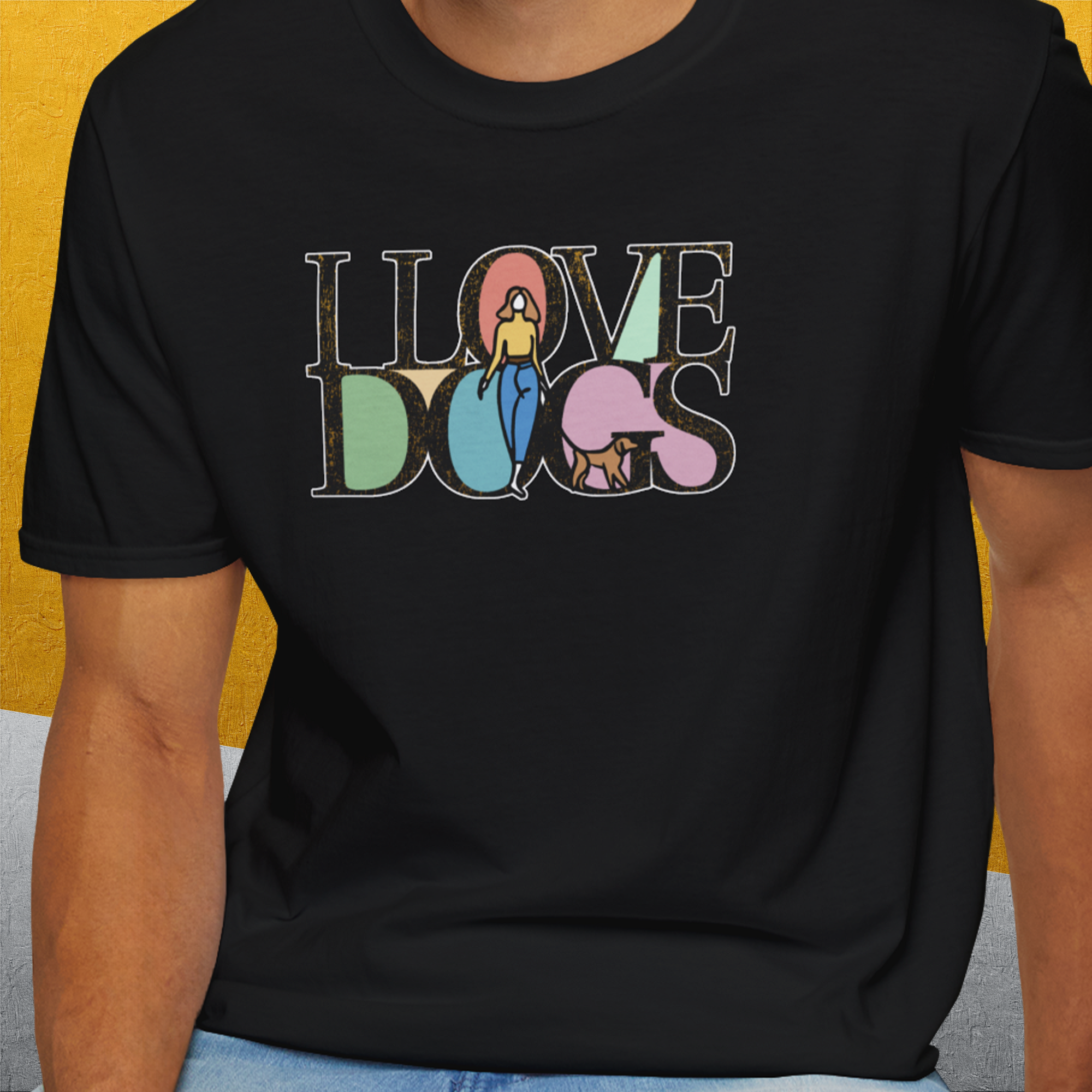 I Love Dogs - Series I, Volume 5, Unisex T-Shirt-, Design by Dog Gang
