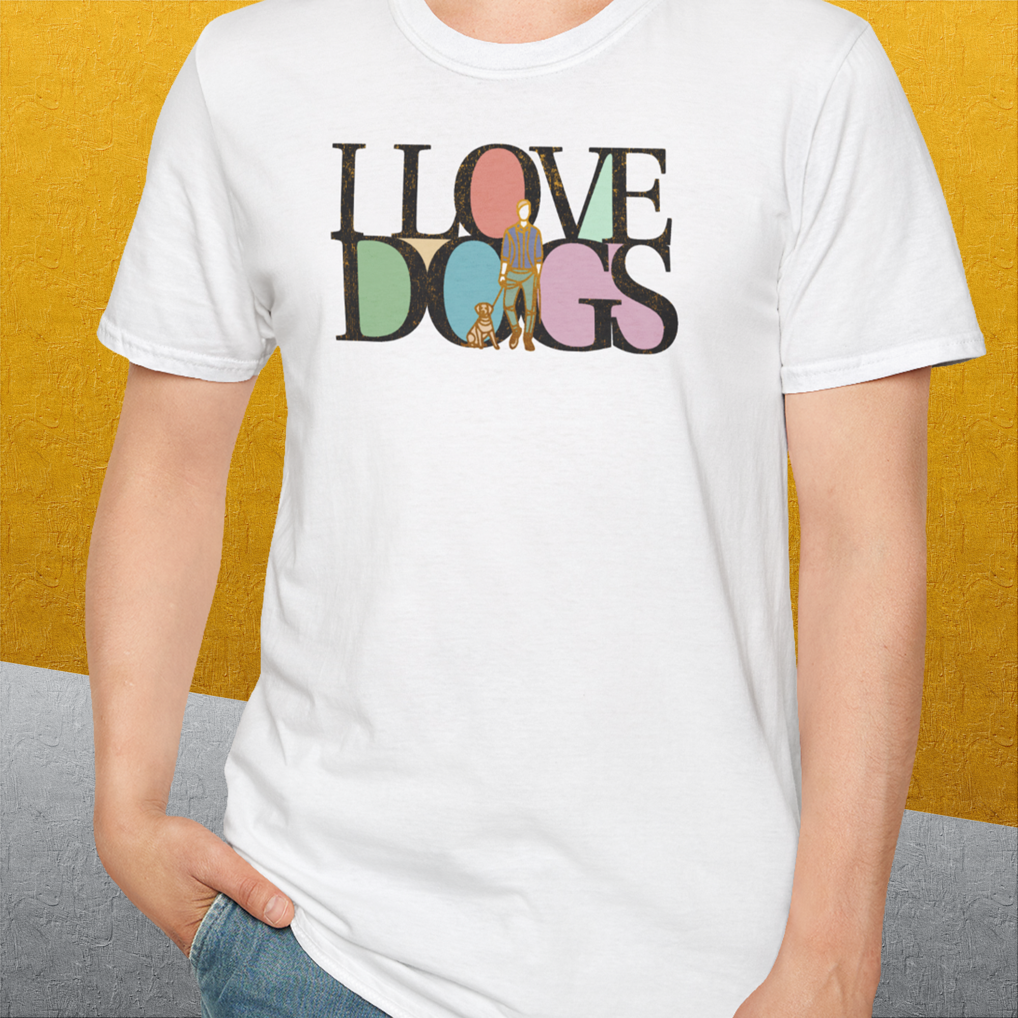I Love Dogs - Series I, Volume 6, Unisex T-Shirt-, Design by Dog Gang