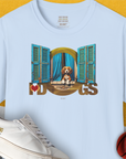 I Love Dogs - Series I, Volume 8, Unisex T-Shirt-Light Blue, Design by Dog Gang