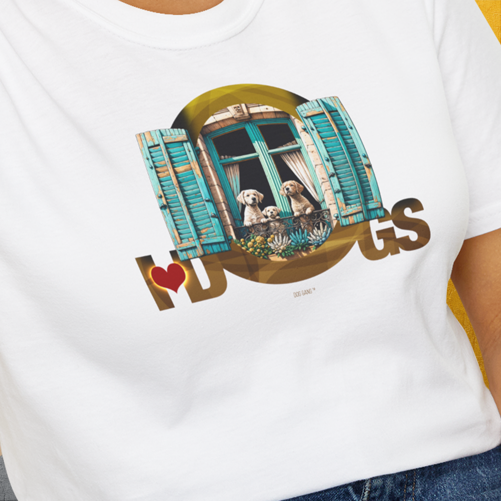 I Love Dogs - Series I, Volume 9, Unisex T-Shirt-, a fun and stylish design for dog lovers from Dog Gang