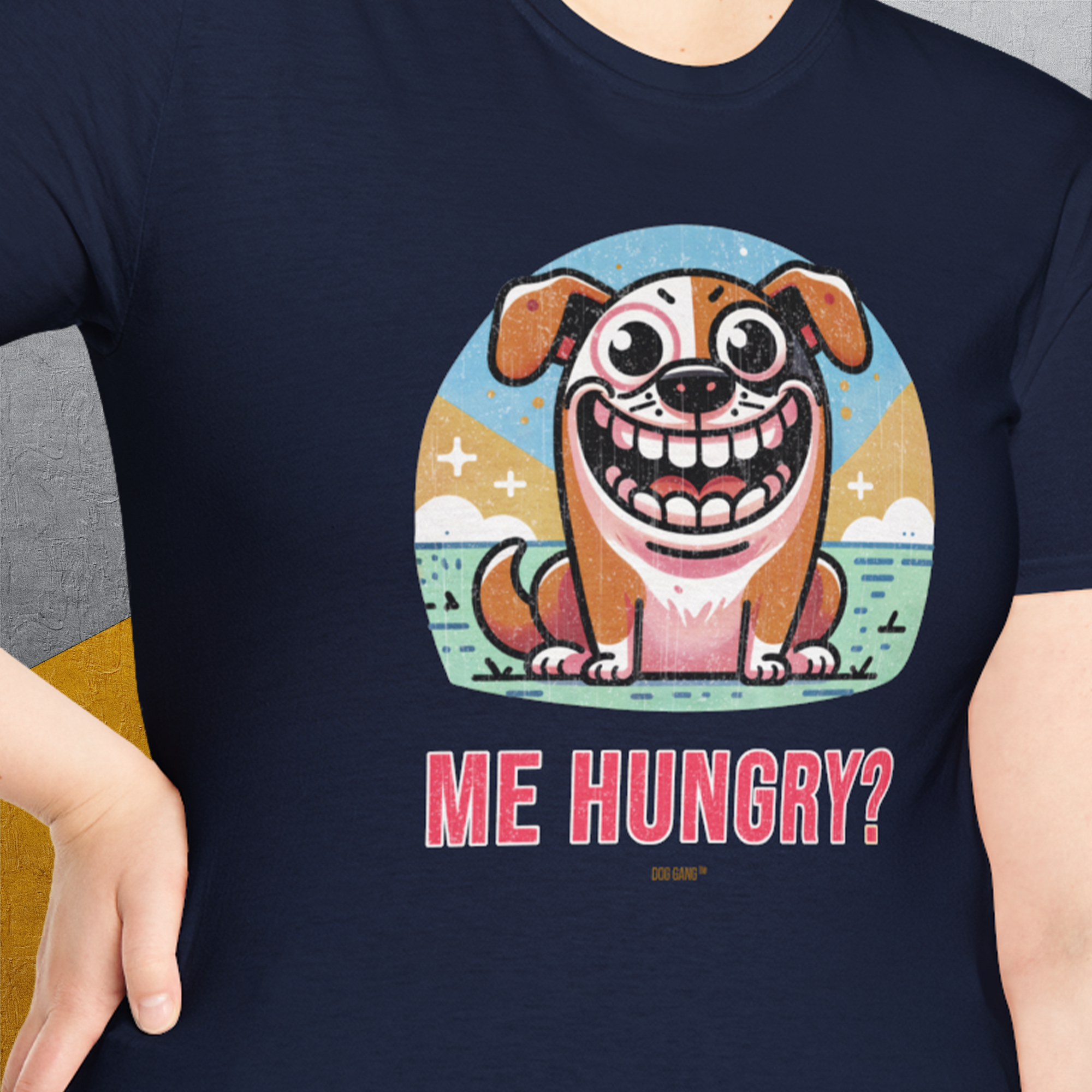 Me Hungry? Volume 3, Unisex T-Shirt-, Design by Dog Gang
