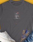 The Dog Gang Minimalistic Series I, Volume 1, Women's T-Shirt-Charcoal. A dog-themed Design from Dog Gang