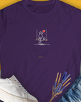 The Dog Gang Minimalistic Series I, Volume 1, Women's T-Shirt-Purple, a cool and stylish design with a funny saying from Dog Gang