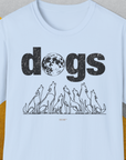 The Dog Gang Minimalistic Series II, Volume 3, Unisex T-Shirt-Light Blue-Design made by Dog Gang