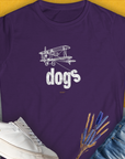 The Dog Gang Minimalistic Series II, Volume 4, Women's T-Shirt-Purple, a cool and stylish design with a funny saying from Dog Gang