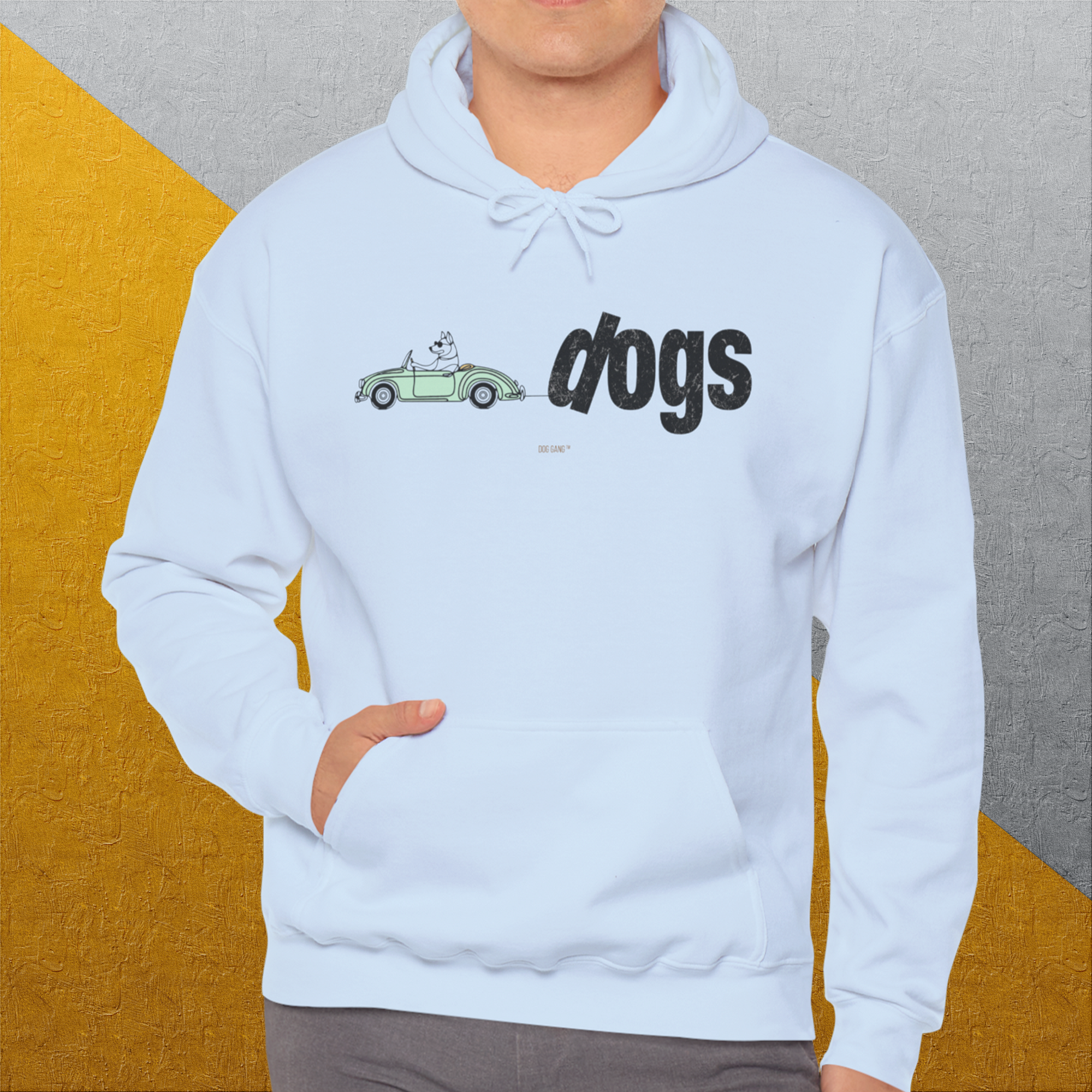 The Dog Gang Minimalistic Series II, Volume 2, Unisex Hoodie-a minimalistic Shirtdesign by Dog Gang of Switzerland