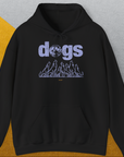 The Dog Gang Minimalistic Series II, Volume 3, Unisex Hoodie-Black. A dog-themed Design from Dog Gang