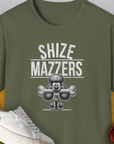 Shize Mazzers, Volume 3, Unisex T-Shirt-Military Green, Design by Dog Gang