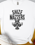 Shize Mazzers, Volume 3 unisex T-shirt features SHIZE MAZZERS and a cartoon poodle. This funny dog shirt offers a comfy, soft-style fit. Designed by Dog Gang.