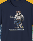 So... Woof? Volume 1, Unisex T-Shirt-Navy, Design by Dog Gang