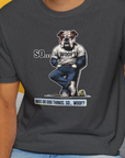 So... Woof? Volume 1, Unisex T-Shirt-. For dog lovers and dog owners. Design by Dog Gang