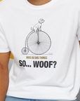 So... Woof? Volume 3, Unisex T-Shirt-. For dog lovers and dog owners. Design by Dog Gang
