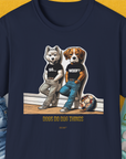 So... Woof? Volume 6, Unisex T-Shirt-Navy, Design by Dog Gang