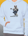 So... Woof? Volume 1, Unisex Hoodie-. For dog lovers and dog owners. Design by Dog Gang