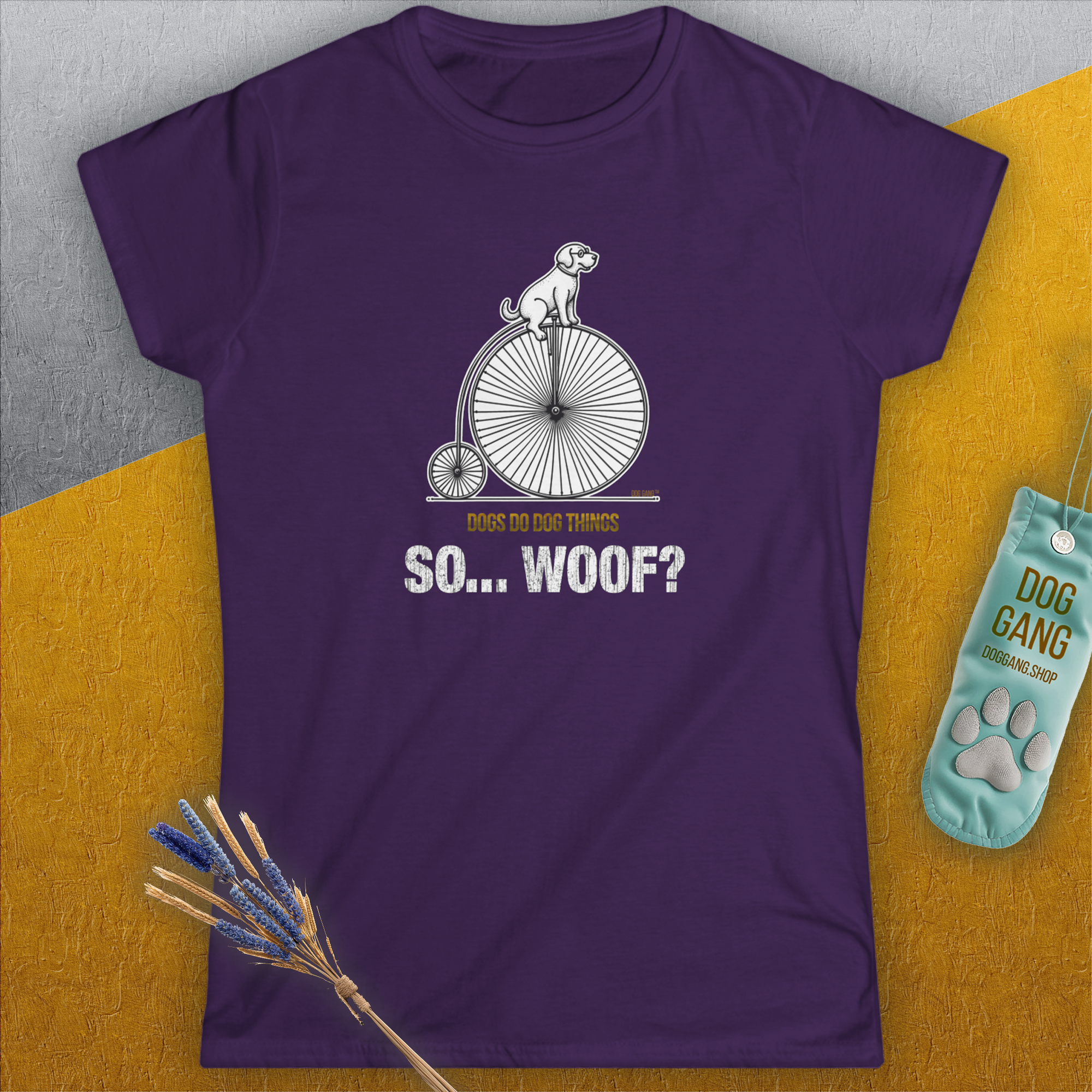 So... Woof? Volume 3, Women's T-Shirt-, a fun and stylish design for dog lovers from Dog Gang