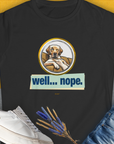 Well... Nope. Volume 1, Women's T-Shirt-Black. A perfect gift for dog lovers and dog owners. Design by Dog Gang